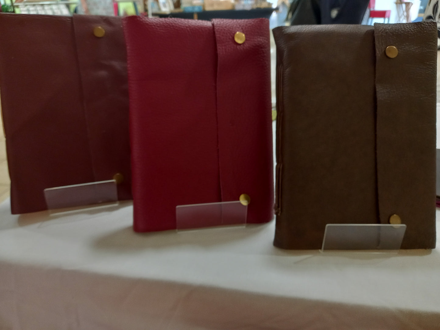 Handmade Leather Notebook – Stitched with Character